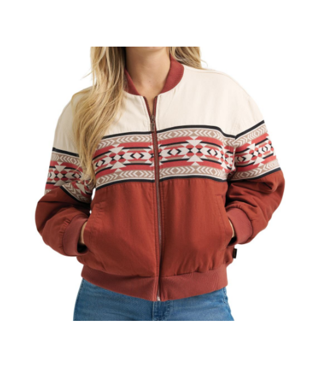 112382791 WMN Bomber Jacket Brown