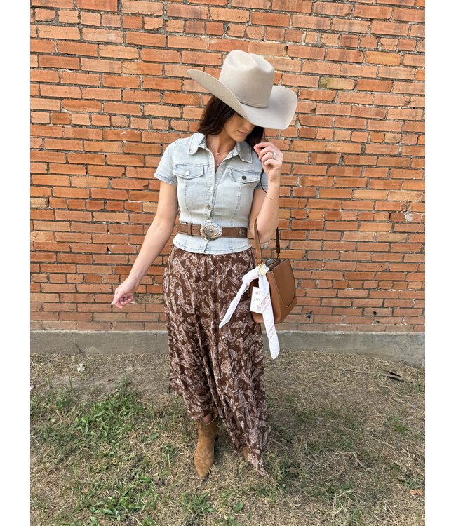 The Dunes Chambray Top MN5424