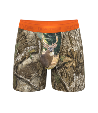 Shinesty The Wild Game Realtree Neon Orange Ball Hammock Pouch Underwear With Fly