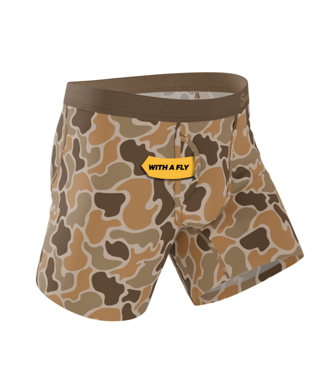 The Out Of Sight Light Duck Camo Ball Hammock Pouch Underwear With Fly