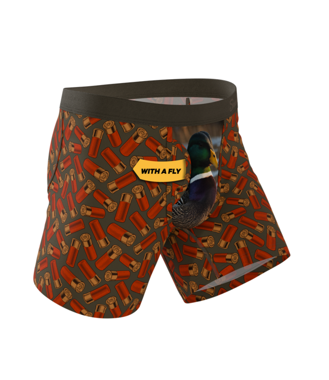 The Duck & Cover Mallard Ball Hammock Pouch Underwear With Fly