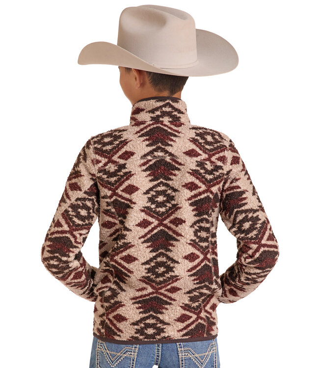 BB91C09221 RR BERBER 1/4 ZIP PULLOVER