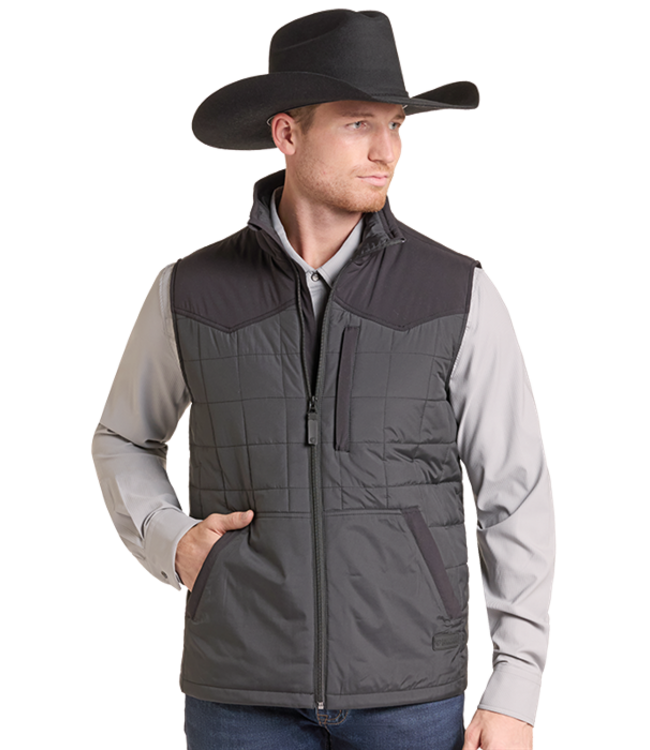 BM98C09200 RR SQUARE QUILTED PUFFER VEST