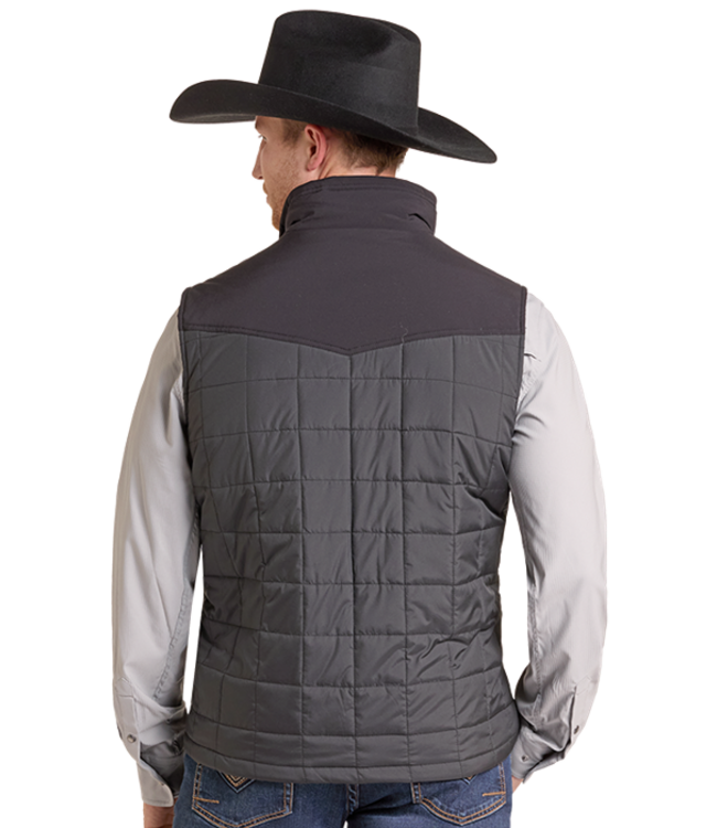BM98C09200 RR SQUARE QUILTED PUFFER VEST