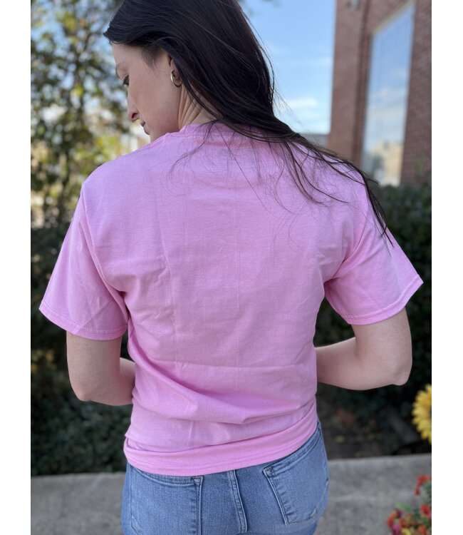 Jesus Loves You Pink Clay Tee