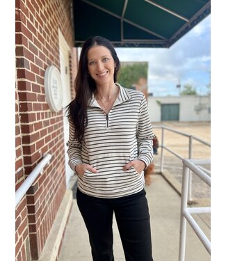 cinch MAK7926001 LADIES 1/4 ZIP WHT