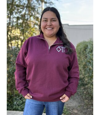 Diamond T Outfitters The Brand Pullover Maroon 129593