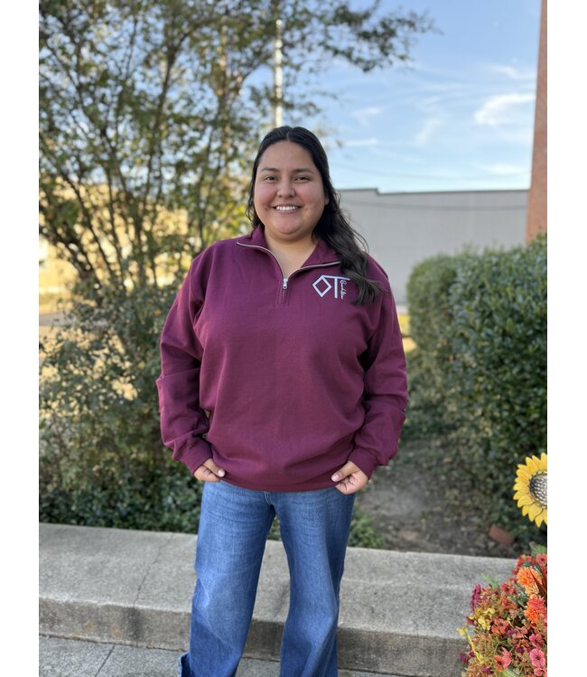 The Brand Pullover Maroon 129593