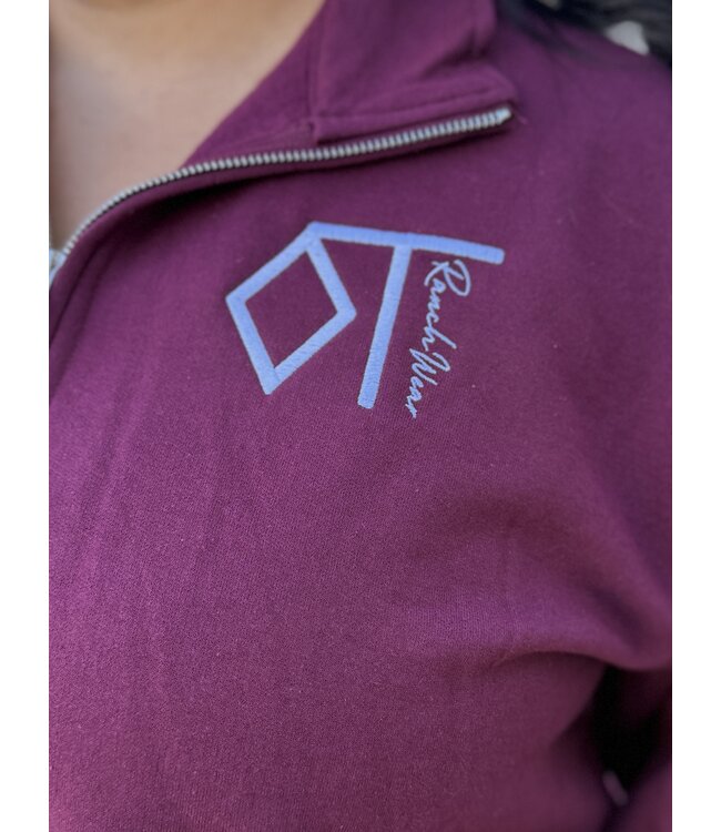 The Brand Pullover Maroon 129593