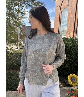 Panhandle Slim BW91T09372 Tree Camo Sweatshirt Forest Green