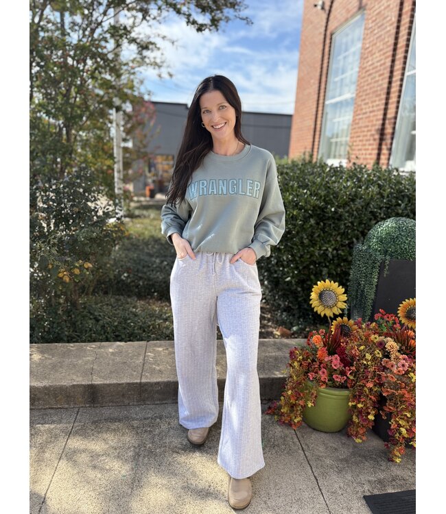 112384038 Ladies Crew Sweater Turq/Aqua
