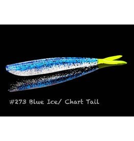 Lunker City Fishing Specialties Fin-s 4" Blue Ice/Chart Tail #273