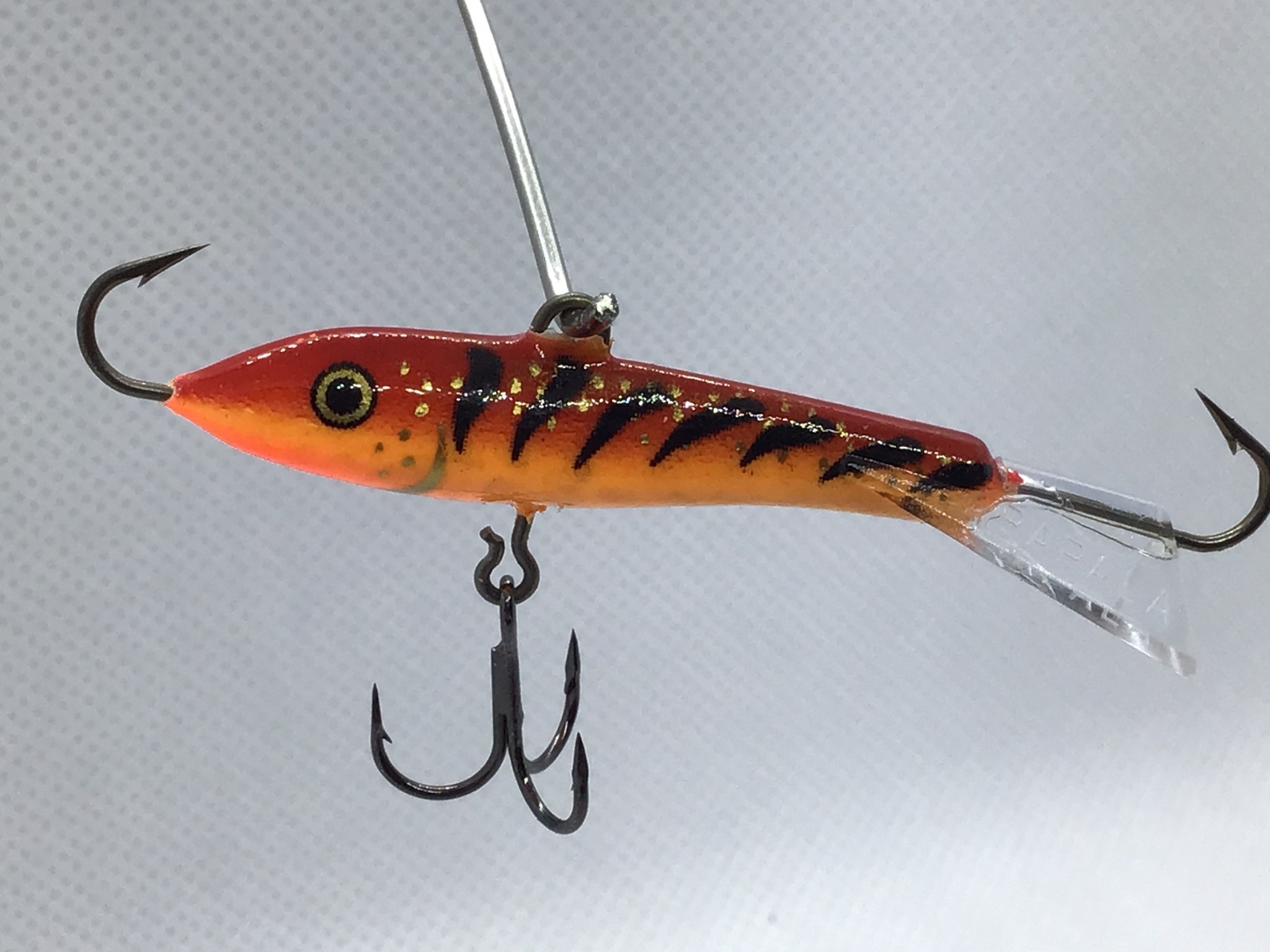 sports specialist RAPALA 2" JIG RAP GLO-RED TIGR
