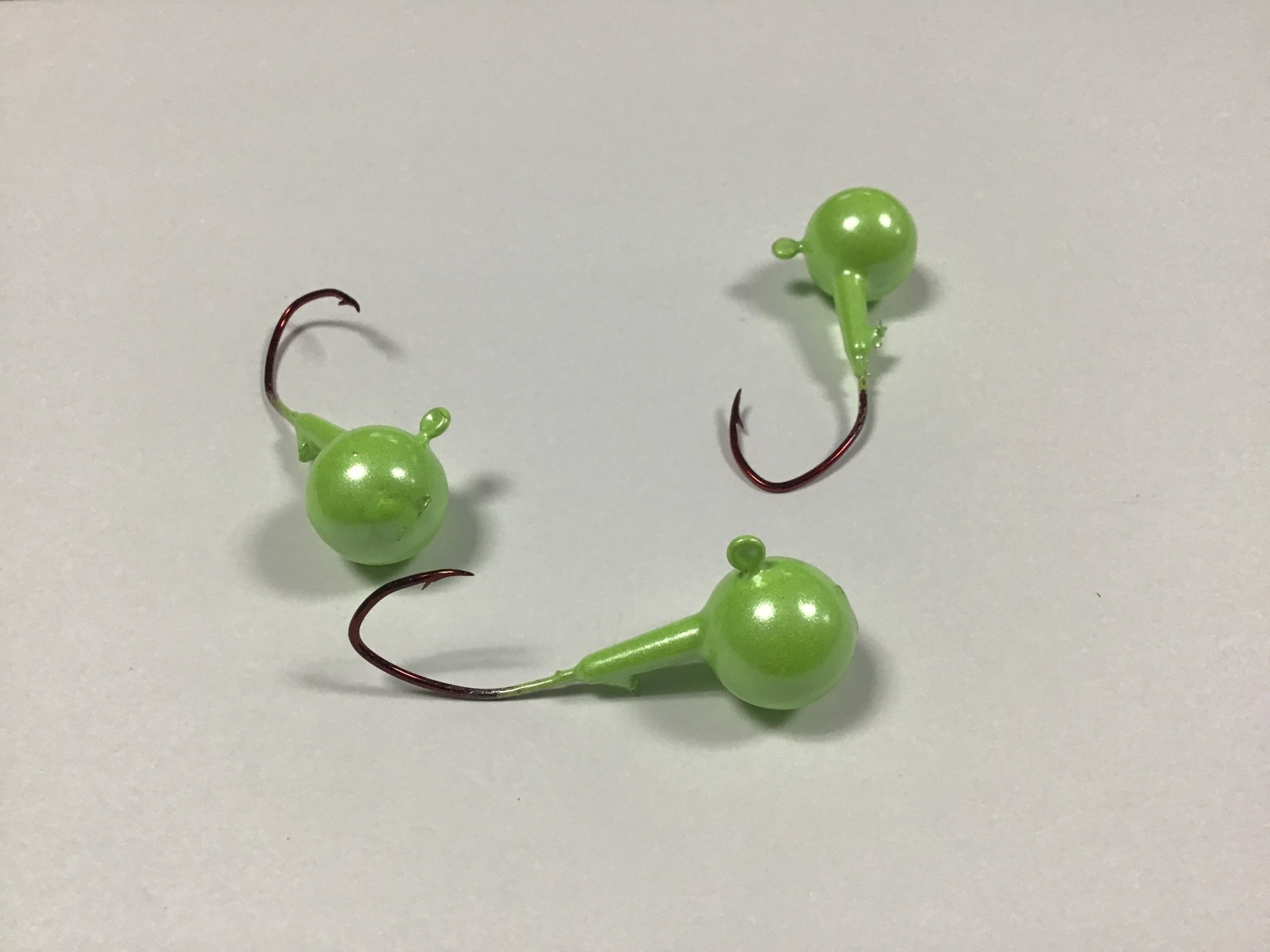 D&B Fishing Jig Round Macky Green 3/4 oz.=3 pk.