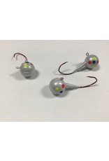 D&B Fishing Jig Round Wonderbread 1oz.3 pk.