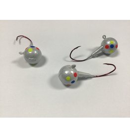 D&B Fishing Jig Round Wonderbread 1oz.3 pk.