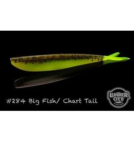 Lunker City Fishing Specialties Fin-S 4" Big Fish/Chartruese Tail # 284