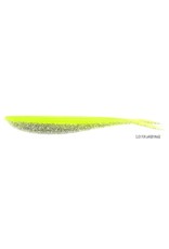 Lunker City 28600 Fin-S Fish Chartreuse Silk Ice 2.5 Soft Plastic Sinkbait  Lure 