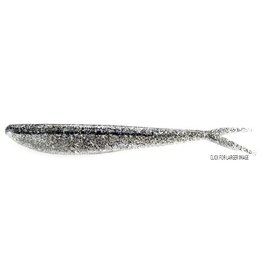 Lunker City Fishing Specialties Fin-s 4" Black Ice #136