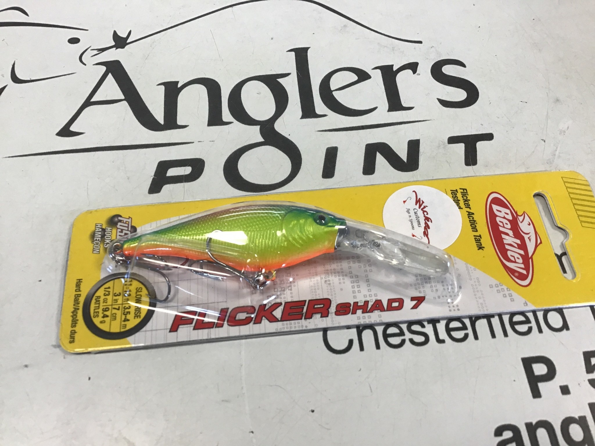 Wicked Custom jigs WCustom Flicker Shad #7 #198