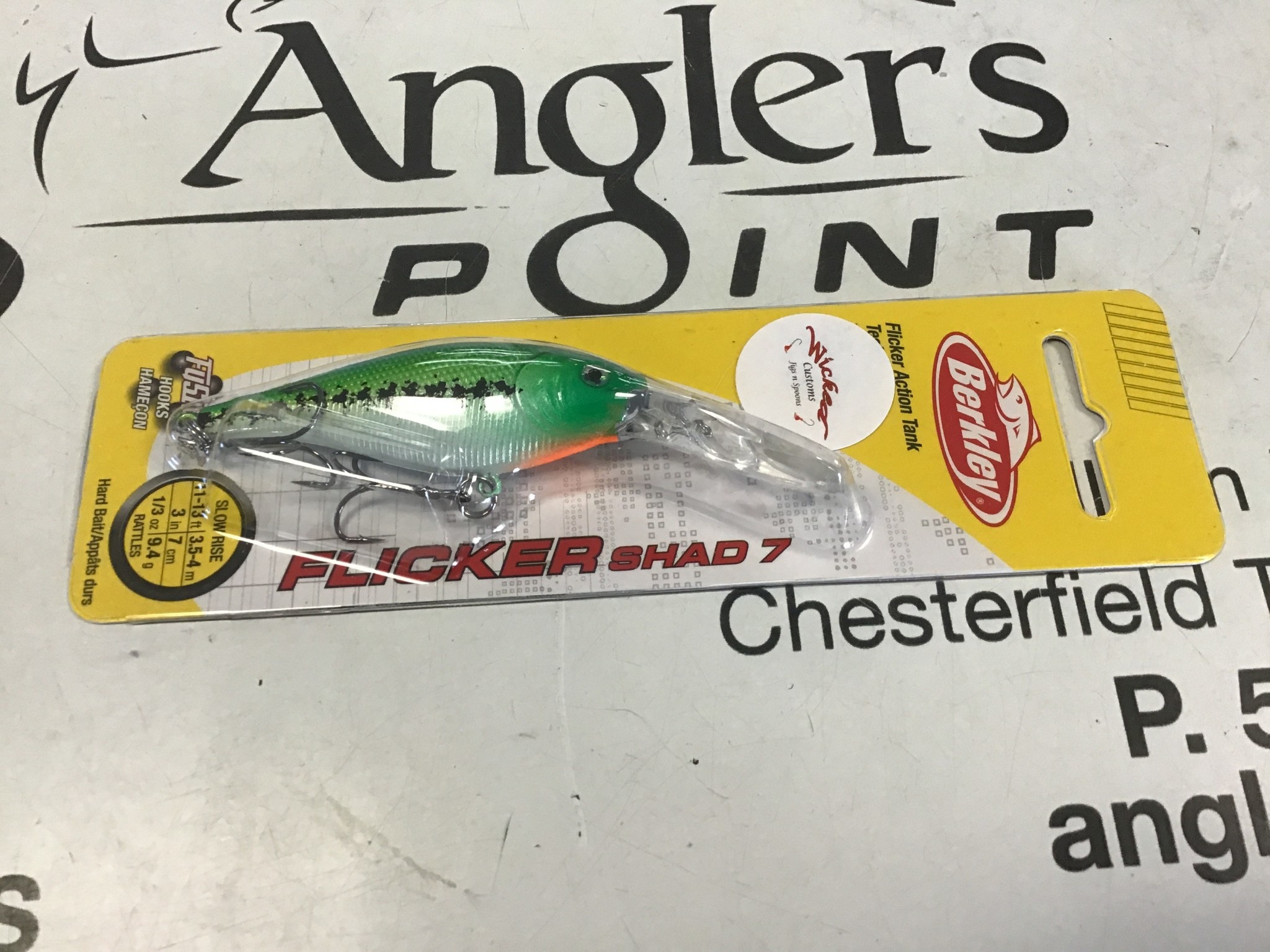 Wicked Custom jigs WCustom Flicker Shad #7-#345