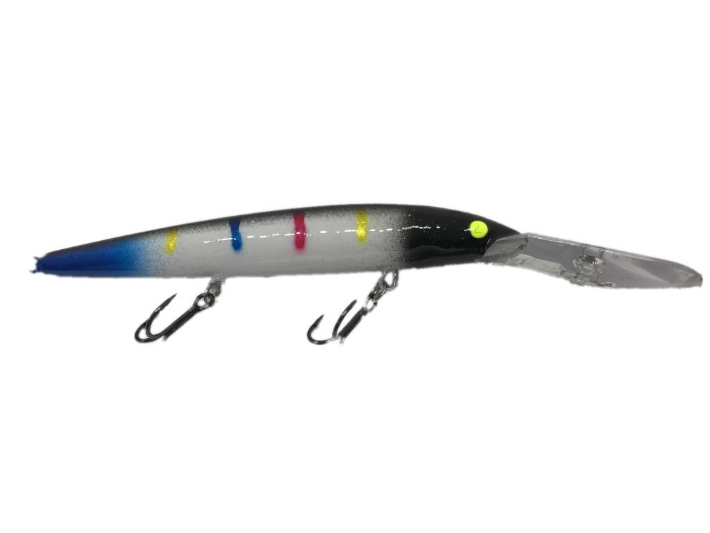 Wicked Custom jigs WCustom Rapala f-7 Hellcat Bluetail