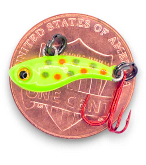 kendersoutdoors Kenders T-Rip Glow Tungsten Chart/Wonderbread 1/2"-#16 Hook
