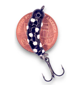 kendersoutdoors Kenders M. Maggot Tungsten Blk/Wh Spots-#16 Hook