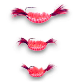 kendersoutdoors Kenders Shrimp Glow Tungsten Red-1/64oz. #12 Hook