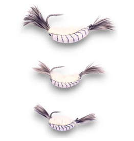 kendersoutdoors Kenders Shrimp Glow Tungsten  White-1/64 oz. #12 Hook