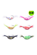 kendersoutdoors Kenders Shrimp Glow Tungsten Blk/Wonderbread-1/32oz. #8 Hook