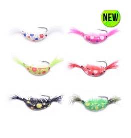 kendersoutdoors Kenders Shrimp Glow Tungsten Blk/Wonderbread-1/32oz. #8 Hook