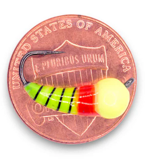 kendersoutdoors Kenders Akua Shud Tungsten Chart/Red- 1/16oz. #8 Hook
