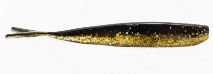 Angler's Choice Angler's Choice 4" Wally MinR Black Gold Shiner