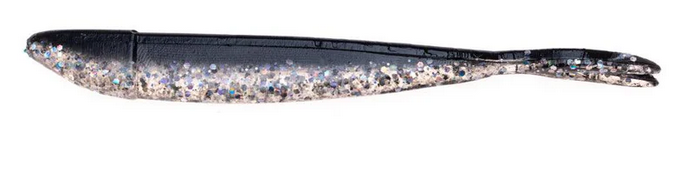 Angler's Choice Angler's Choice 4" Wally MinR Black Silver Shiner