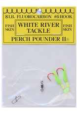 White River Tackle Perch Pounder II #8 Glow/Chart.-2