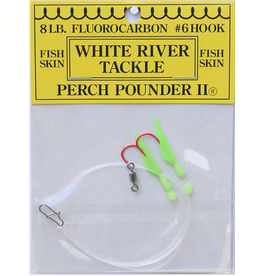 White River Tackle Perch Pounder #4 Glow/Glow Head #6