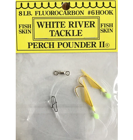White River Tackle Perch Pounder II #14 Gold/Chart. Head #8 Hook