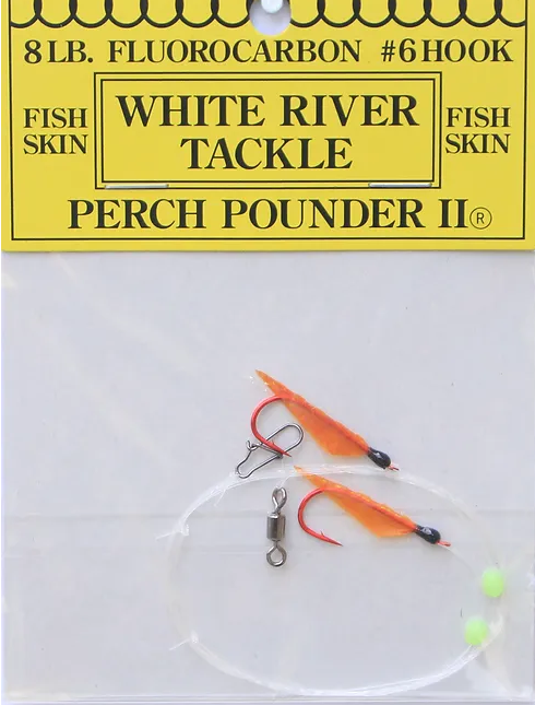 White River Tackle Perch Pounder II #8 Orange/Black-9*
