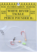 White River Tackle Perch Pounder II #11 Pearl/Orange #8