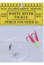 White River Tackle Perch Pounder #8 Pink/Chartreuse Hook 6