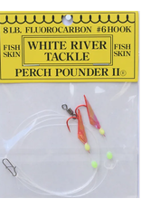 White River Tackle Perch Pounder #6 Red/Chartreuse Hook 6