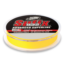 Rapala Sufix 832 Braid 8lb. Hi-Vis Yellow 150 yd.