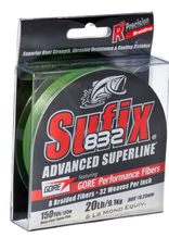 SUFIX 832 BRAID 150YD 6# GRN