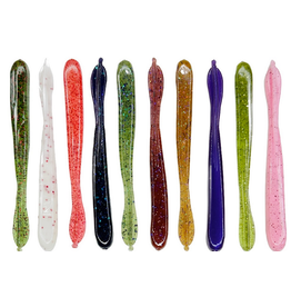 Quiet Cove Spade Worm 4" Green Pumpkin 10 pk