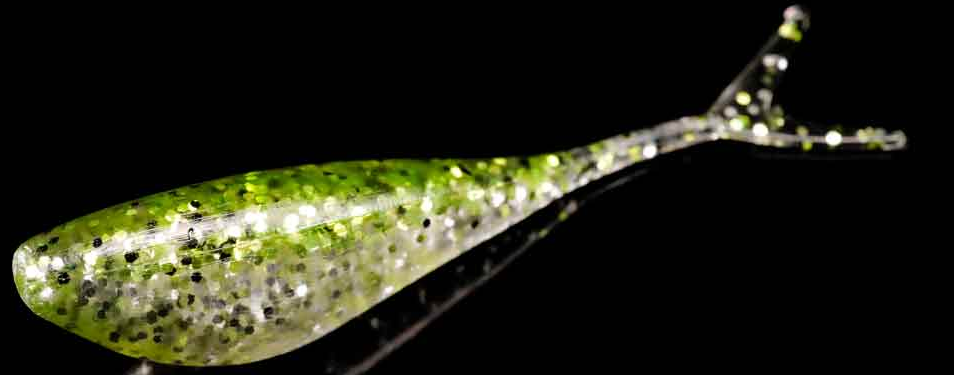 Lunker City Fishing Specialties Fin Shad 1.75" Chartreuse Ice #59