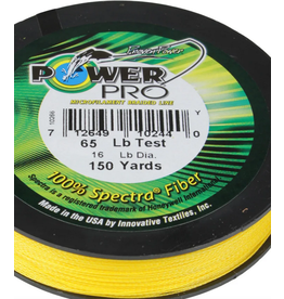 sports specialist Power Pro Spectra Braid Yellow Hi-Vis 15# 150 yd.