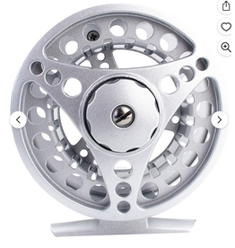 Temu Grey Metal Fly Fishing Reel Left Hand