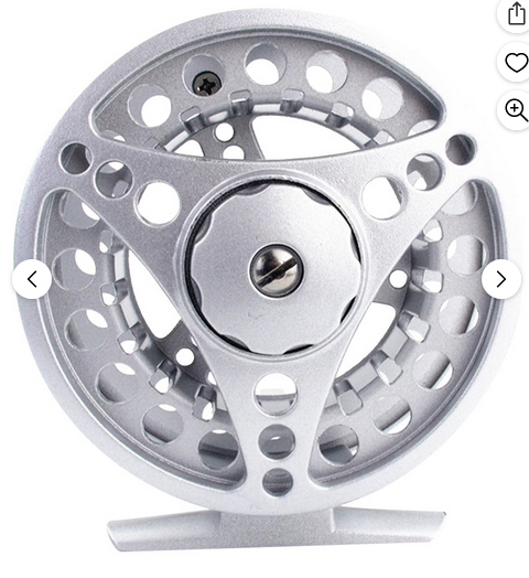 Temu Grey Metal Fly Fishing Reel Left Hand