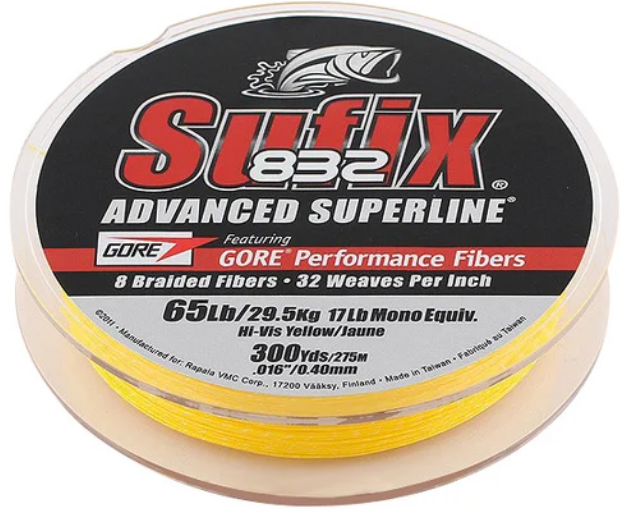 Rapala Sufix Performance Braid 10lb. 150 yd Yellow